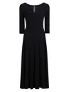 Norma Kamali Flared Midi Dress