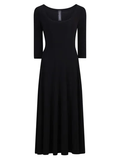 Norma Kamali Flared Midi Dress