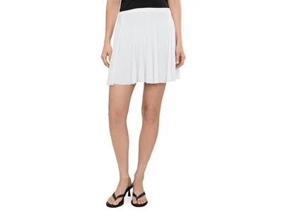 Norma Kamali Flared Mini Skirt 26 Women's Skirt Snow White: Sm (women's 4)