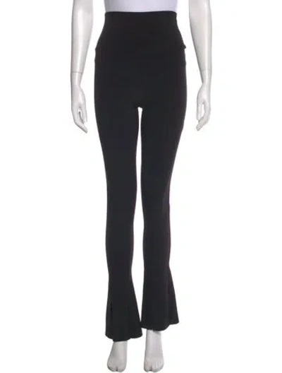 Pre-owned Norma Kamali Flared Pants In Black