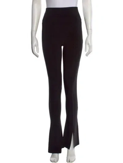 Pre-owned Norma Kamali Flared Pants In Black