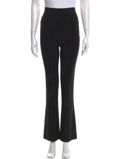 Pre-owned Norma Kamali Flared Pants In Black
