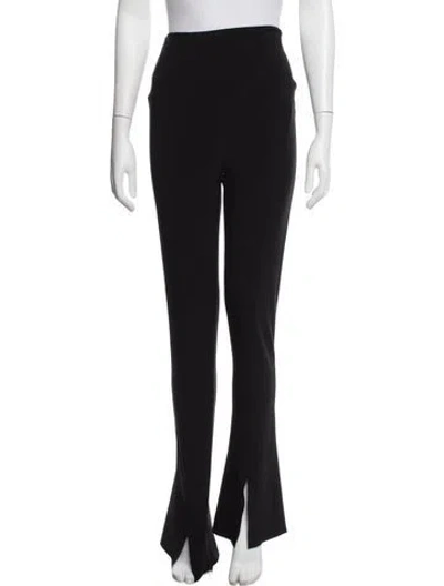 Pre-owned Norma Kamali Flared Pants In Black