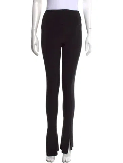Pre-owned Norma Kamali Flared Pants In Black