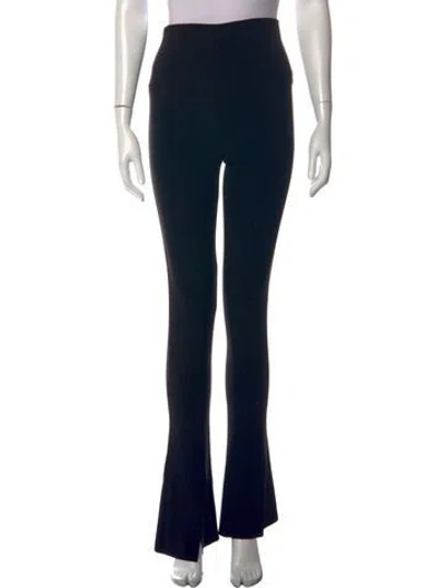 Pre-owned Norma Kamali Flared Pants In Black