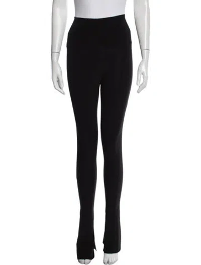 Pre-owned Norma Kamali Flared Pants In Black