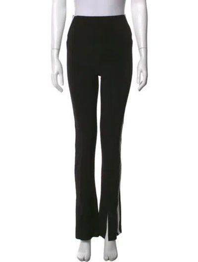 Pre-owned Norma Kamali Flared Pants In Black