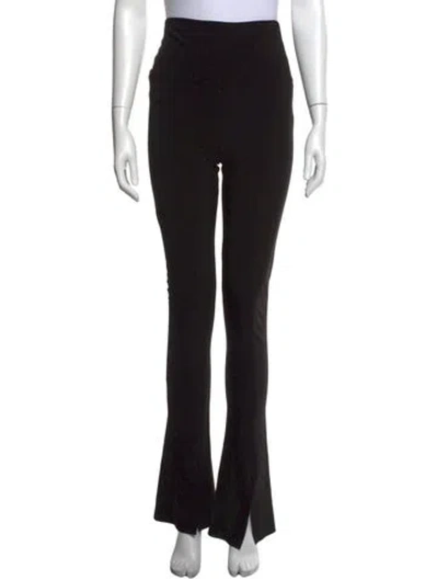 Pre-owned Norma Kamali Flared Pants In Black