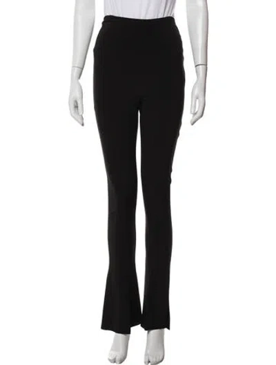 Pre-owned Norma Kamali Flared Pants In Black