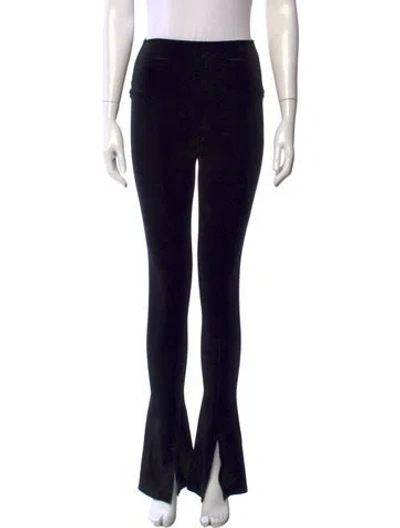 Pre-owned Norma Kamali Flared Pants In Black