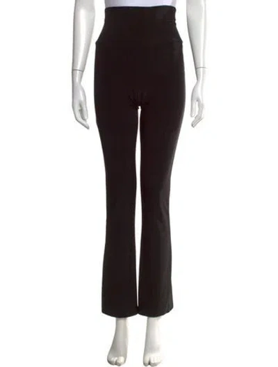 Pre-owned Norma Kamali Flared Pants In Black