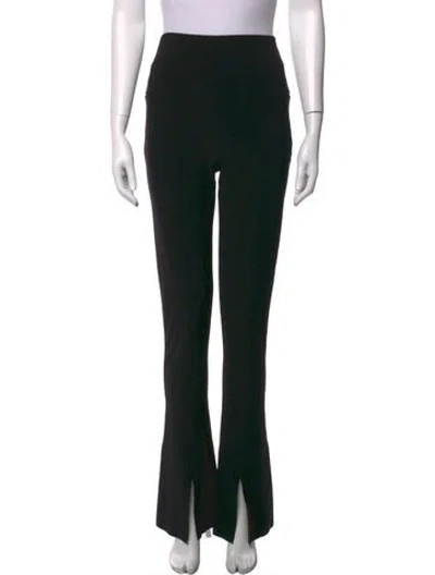 Pre-owned Norma Kamali Flared Pants In Black