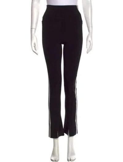 Pre-owned Norma Kamali Flared Pants In Black