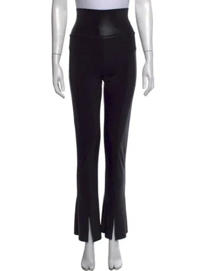 Pre-owned Norma Kamali Flared Pants In Black