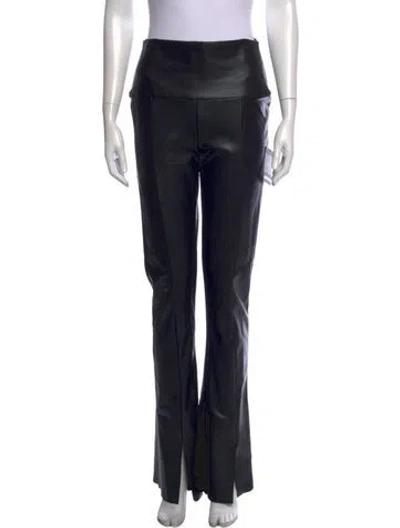 Pre-owned Norma Kamali Flared Pants In Black