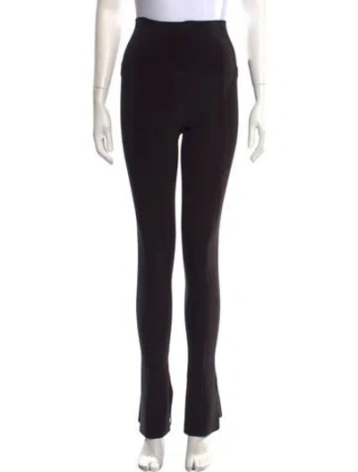 Pre-owned Norma Kamali Flared Pants In Black