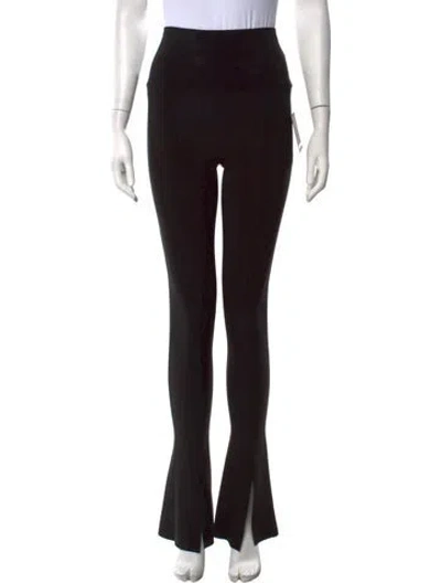 Pre-owned Norma Kamali Flared Pants In Black