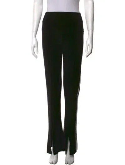 Pre-owned Norma Kamali Flared Pants In Black