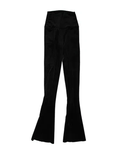 Pre-owned Norma Kamali Flared Pants In Black