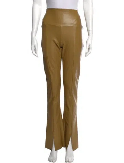 Pre-owned Norma Kamali Flared Pants In Neutral