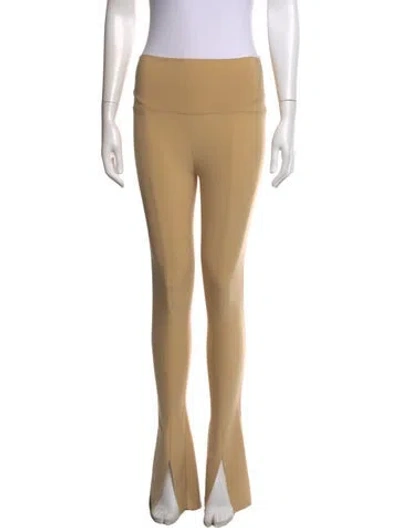 Pre-owned Norma Kamali Flared Pants In Neutral