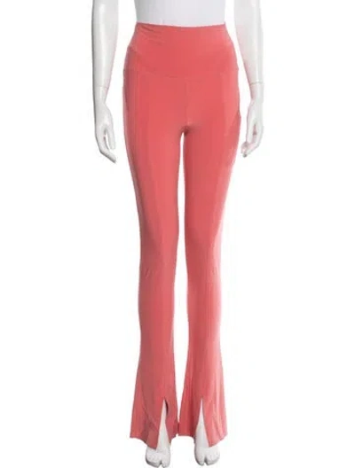 Pre-owned Norma Kamali Flared Pants In Orange