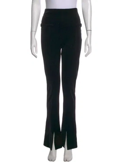 Pre-owned Norma Kamali Flared Pants W/ Tags In Black