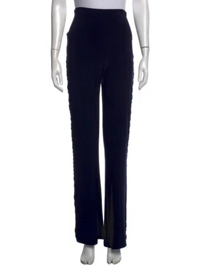 Pre-owned Norma Kamali Flared Pants W/ Tags In Black