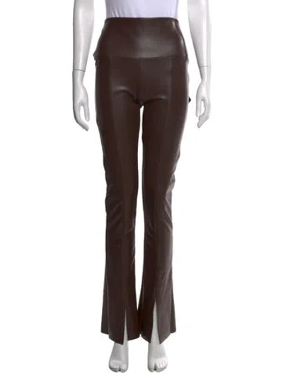 Pre-owned Norma Kamali Flared Pants W/ Tags In Brown