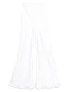 Norma Kamali Flared Trousers In White