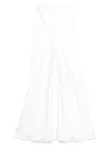 Norma Kamali Flared Trousers In White