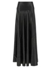 Norma Kamali Flared Skirt To Floor Skirt In Black