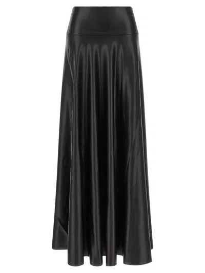 NORMA KAMALI FLARED SKIRT TO FLOOR SKIRT