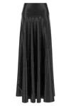 Norma Kamali Flared Skirt To Floor Skirt In Blue