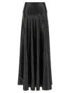 Norma Kamali Flared Skirt To Floor Skirt In Black