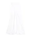Norma Kamali Flared Trousers In White