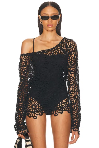 Norma Kamali For Fwrd Off Shoulder Raglan Top