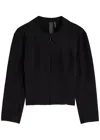 Norma Kamali Girl Cropped Stretch-jersey Jacket