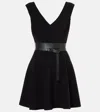Norma Kamali Grace Jersey Mini Dress For Women In Black