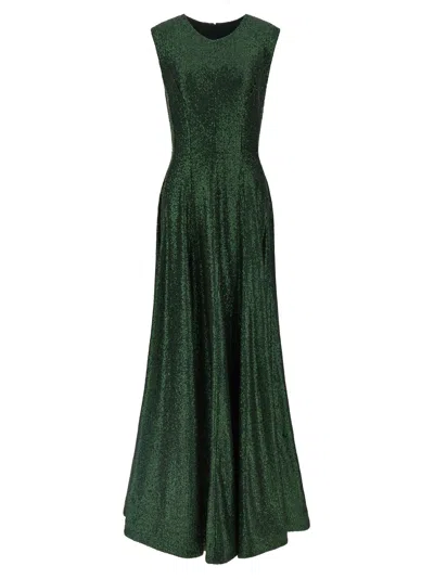 Norma Kamali Grace Dress In Green