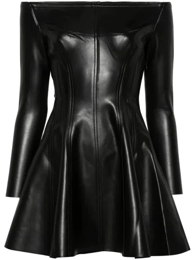 Norma Kamali Grace Flared Mini Dress