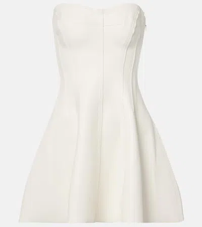 Norma Kamali Minikleid Grace Aus Lederimitat In Cream