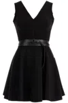 Norma Kamali Grace Jersey Mini Dress For Women In Black