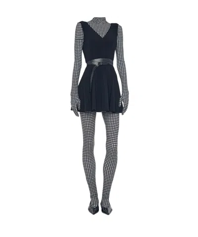 Norma Kamali Grace Mini Dress In Black