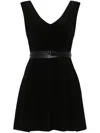 Norma Kamali Grace Jersey Mini Dress For Women In Black