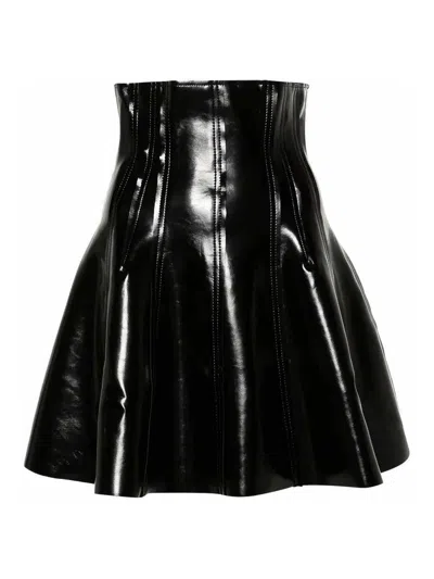 Norma Kamali Grace Miniskirt In Black