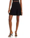 Norma Kamali Grace Panel Mini Skirt In Black