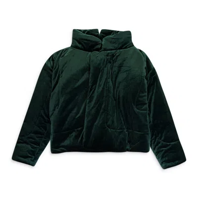 Norma Kamali Green Sleeping Bag Puffer Jacket