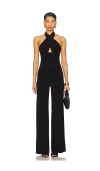 Norma Kamali Halter Straight Leg Jumpsuit