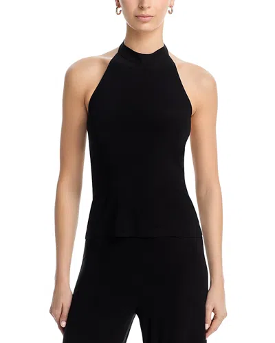 Norma Kamali Halter Top In Black